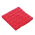 RCP Q620 RED HYGEN Microfiber Cleaning Cloths, 12 x 12, Red, 12/Carton RCPQ620RED