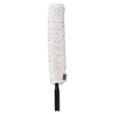 Rubbermaid Commercial HYGENE FGQ85200WH00 HYGEN Quick-Connect Flexible Dusting Wand, 28 3/8" Handle RCPQ852WHI
