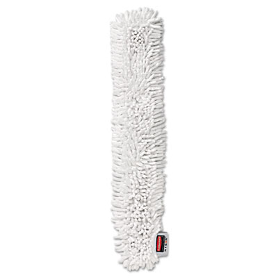 Rubbermaid Commercial HYGENE FGQ85300WH00 HYGEN Quick-Connect Microfiber Dusting Wand Sleeve, 6/Carton RCPQ853WHI