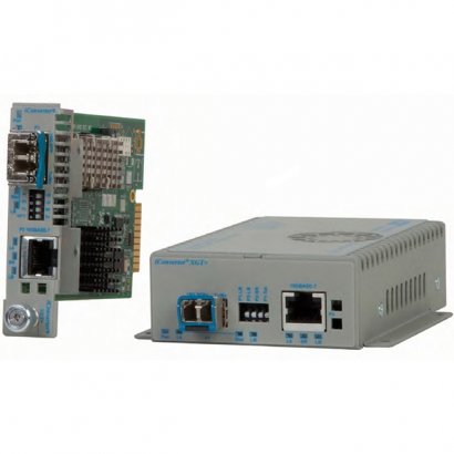 Omnitron iConverter 10GBASE-T Ethernet Media Converter 8589N-0