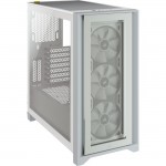 Corsair iCUE RGB Tempered Glass Mid-Tower ATX Case - White CC-9011205-WW