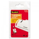 Scotch ID Badge Size Thermal Laminating Pouches, 5 mil, 4 1/4 x 2 1/5, 10/Pack MMMTP585210