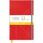 TOPS Idea Collective Medium Hardbound Journal, Wide Rule, Red 56873