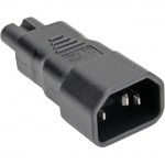 Tripp Lite IEC C14 to IEC C5 Power Cord Adapter - 10A, 250V, Black P014-000