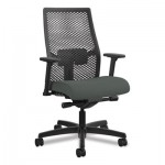 HON HONI2MRL2AC19TK Ignition 2.0 Reactiv Mid-Back Task Chair, Supports up to 300 lbs., Iron Ore Seat, Black Back