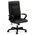 HON HIEH1.F.H.U.SS11.T.SB Ignition Series Executive High-Back Chair, Black Leather Upholstery HONIE102SS11