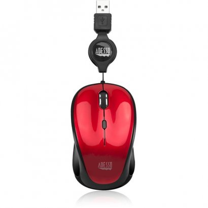 Adesso iMouse - USB Illuminated Retractable Mini Mouse IMOUSE S8R