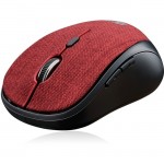 Adesso iMouse - Wireless Fabric Optical Mini Mouse (Red) IMOUSE S80R