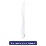Impress Heavyweight Full-Length Polystyrene Cutlery, Knife, White, 1000/Carton SCCHSWK0007