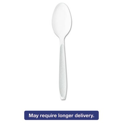 Impress Heavyweight Polystyrene Cutlery, Teaspoon, White, 1000/Carton SCCHSWT0007