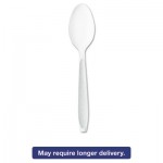 Impress Heavyweight Polystyrene Cutlery, Teaspoon, White, 1000/Carton SCCHSWT0007