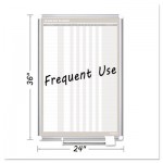 MasterVision In-Out Magnetic Dry Erase Board, 24x36, Silver Frame BVCGA02109830