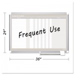 MasterVision In-Out Magnetic Dry Erase Board, 36x24, Silver Frame BVCGA01110830