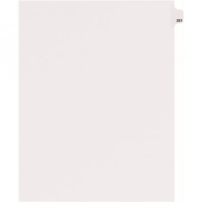 Avery Individual Side Tab Legal Exhibit Dividers 82467