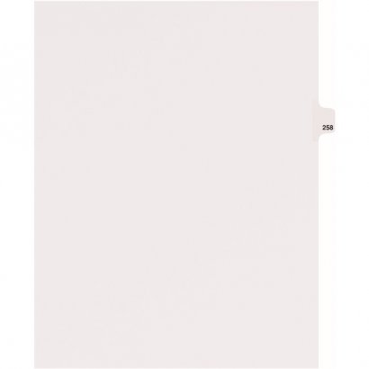 Avery Individual Side Tab Legal Exhibit Dividers 82474