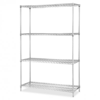 Industrial Chrome Wire Shelving Starter Kit 84178