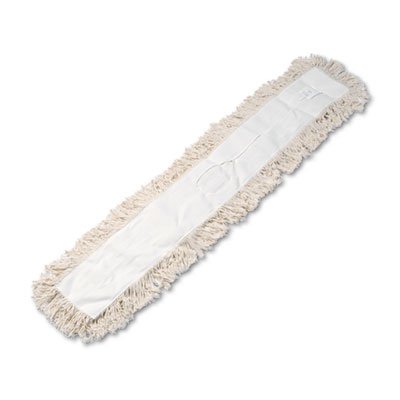 Industrial Dust Mop Head, Hygrade Cotton, 48w x 5d, White BWK1348