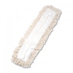 Industrial Dust Mop Head, Hygrade Cotton, 36w x 5d, White BWK1336