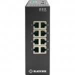 Black Box Industrial Gigabit Ethernet Managed L2+ Switch - Extreme Temperature, (8) RJ-45 LIG1080A