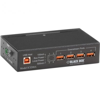 Industrial-Grade USB Hub, 4-Port ICI200A