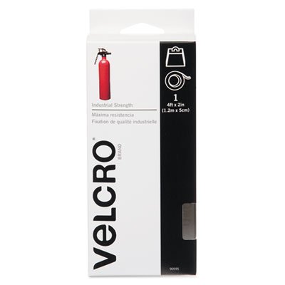 Velcro Industrial Strength Hook and Loop Fastener Tape Roll, 2" x 4 ft. Roll, White VEK90595