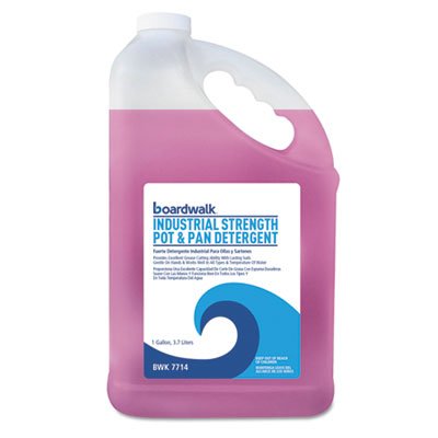 Industrial Strength Pot and Pan Detergent, 1 Gal Bottle, 4/Carton BWK7714