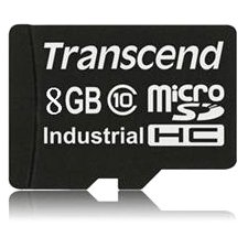 Transcend Industrial Temp microSDHC10I SDHC Card TS8GUSDC10I
