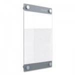 Quartet Infinity Customizable Magnetic Glass Dry-Erase Board, 8.5 x 11, White QRTGI8511