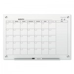 Quartet Infinity Magnetic Glass Calendar Board, 36 x 24 QRTGC3624F