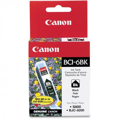 Canon BCI-6Bk Ink Cartridge 4705A003
