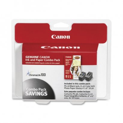 Canon Ink Cartridge Photo Paper Combo Pack 0615B009