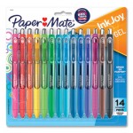Paper Mate InkJoy Retractable Gel Pen, Medium 0.7mm, Assorted Ink/Barrel, 14/Pack PAP1951636