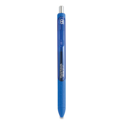Paper Mate InkJoy Retractable Gel Pen, Medium 0.7mm, Blue Ink/Barrel, Dozen PAP1951721