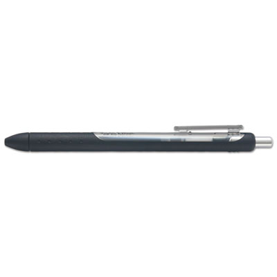 Paper Mate InkJoy Retractable Gel Pen, Micro 0.5mm, Black Ink/Barrel, Dozen PAP1951720