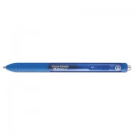 Paper Mate InkJoy Retractable Gel Pen, Micro 0.5mm, Blue Ink/Barrel, Dozen PAP1951722