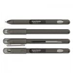 Paper Mate InkJoy Stick Gel Pen, Medium 0.7 mm, Black Ink/Barrel, Dozen PAP2022985