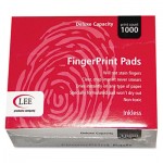 LEE Inkless Fingerprint Pad, 2 1/4 x 1 3/4, Black, Dozen LEE03127