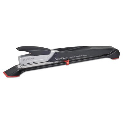 Paperpro inREACH+ 25 Long 12.5" Reach Stapler, 25-Sheet Capacity, Black/Silver ACI1610