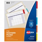 Avery Insertable 5-Tab Dividers 81009