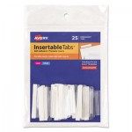 Avery Insertable Index Tabs with Printable Inserts, 1/5-Cut Tabs, Clear, 1.5" Wide, 25/Pack AVE16230