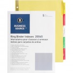Business Source Insertable Tab Divider 20065