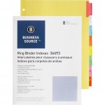 Business Source Insertable Tab Ring Binder Indexes 36693BX