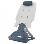 Kensington K62058US InSight Adjustable Desktop Copyholder, Plastic, Holds 50 Sheets, Gray/Dark Blue KMW62058