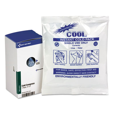 First Aid Only FAE-6012 Instant Cold Compress, 5" x 4" FAOFAE6012