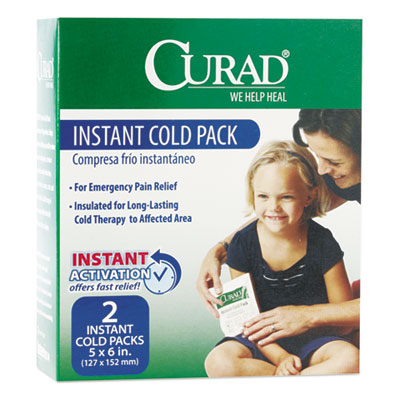 Curad Instant Cold Pack, 2/Box MIICUR961R