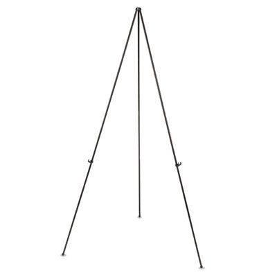 Instant Easel, 61 1/2", Black, Steel, Lightweight BVCFLX04201MV