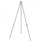 Instant Easel, 61 1/2", Black, Steel, Lightweight BVCFLX04201MV