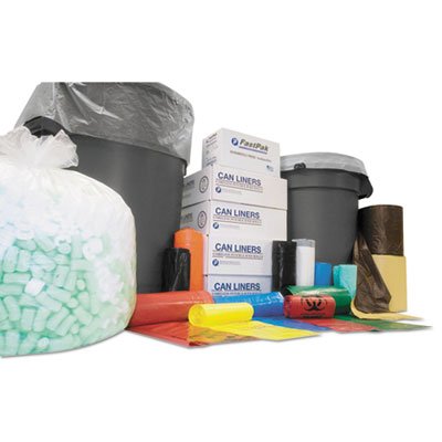 WSL2424LTK Institutional Low-Density Can Liners, 7-10 gal, .35 mil, 24 x 24, Black, 1000/CT IBSSL2424LTK