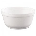 Dart Insulated Foam Bowls, 12oz, White, 50/Pack, 20 Packs/Carton DCC12B32