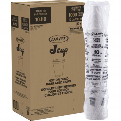 Dart Insulated Foam Cups 10J10CT